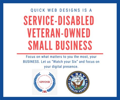 Service-Disabled Veteran-Owned Small Business - Quick Web Designs