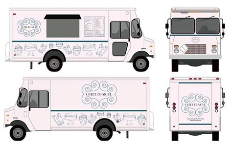 food truck template | Food truck, Truck design, Truck art