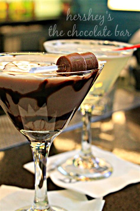 Peanut Butter Cup Martini at Hershey's "The Chocolate Bar" - Cooking with Books