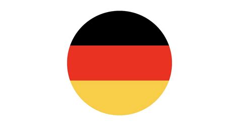 Germany flag circle, vector image and icon 7686780 Vector Art at Vecteezy