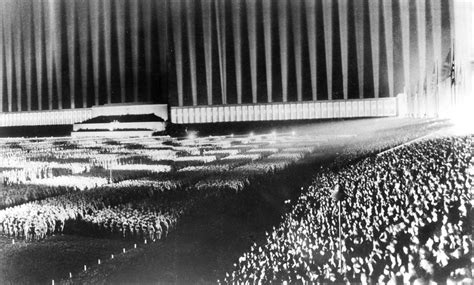 The Cathedral of Light of the Nazi rallies in rare pictures, 1937 ...