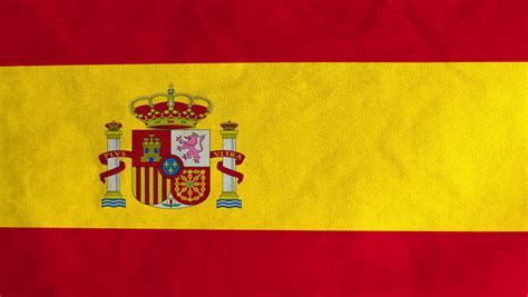 Spain Flag. Background Seamless Looping Animation. 4K High Definition ...