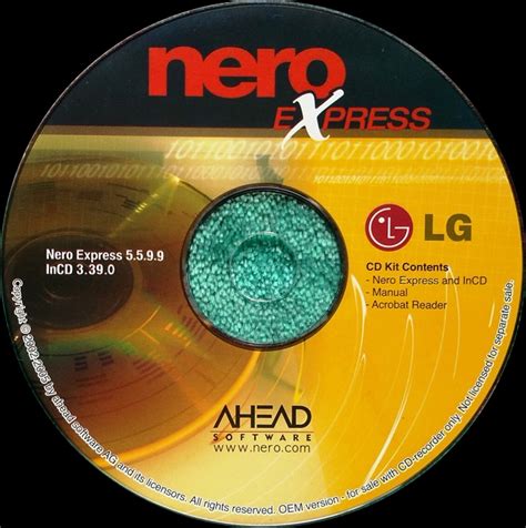 Nero Express 5.5.9.9 / In CD 3.39.0 : AHEAD Software : Free Download ...