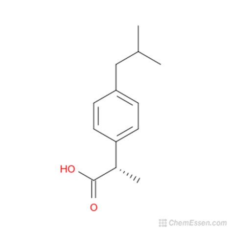 Molecular Weight of (S)-(+)-Ibuprofen - C13H18O2 | Mol-Instincts