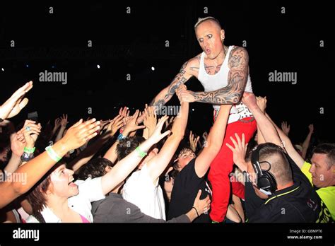 The Prodigy performing on the Main Stage during Radio 1's Big Weekend ...