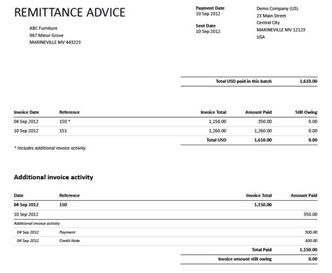 Top 5 Free Remittance Templates – Word Excel Templates