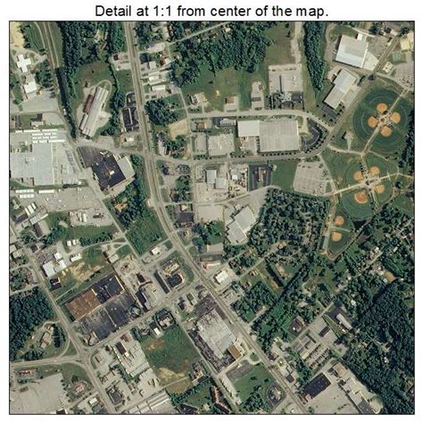 Aerial Photography Map of Crossville, TN Tennessee