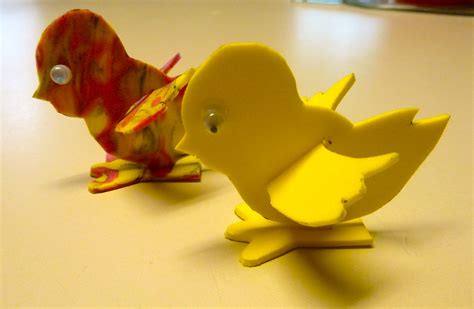 Make it easy crafts: 3-D Fun foam Easter chick—easy instructions