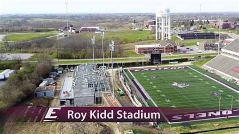 Earle Combs Stadium, Roy Kidd Stadium, & Gertrude Hood Field - YouTube