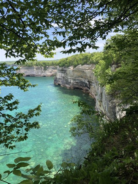 Pictured Rocks National Lakeshore, Michigan [OC][3024x4032] : r/EarthPorn