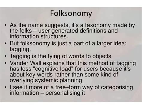 Lecture 16: Folksonomy and Tagging