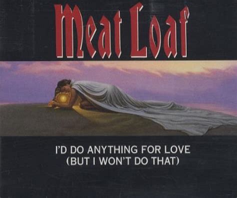 Meat Loaf I'd Do Anything For Love (But I Won't Do That) UK Promo CD ...