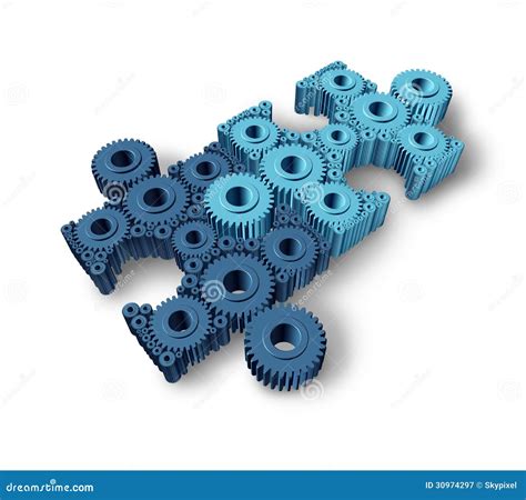 Jigsaw Puzzle Connections Royalty Free Stock Photography - Image: 30974297