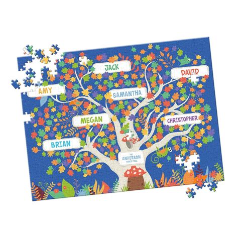 Personalized Family Tree Puzzle Gift From Etsy | POPSUGAR UK Parenting