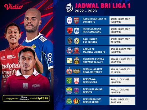 Jadwal dan Live Streaming BRI Liga 1: Persib vs Persita