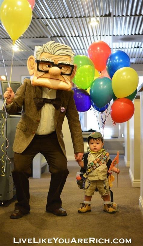 How To Make a Mr. Fredricksen Costume from the Movie 'UP'. | Up halloween costumes, Toddler ...