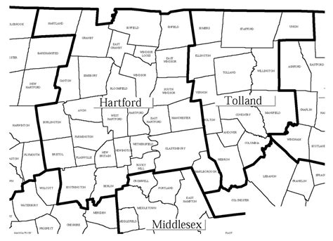 Hartford and Tolland Counties - Connecticut Atlas