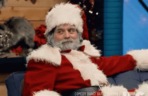 Zach Galifianakis Is Officially The Best Santa Ever GIF - Comedy Bang Bang Zach Galifianakis ...