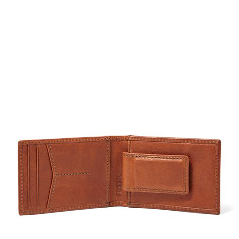 Fossil Money Clip Bifold Wallet | IUCN Water