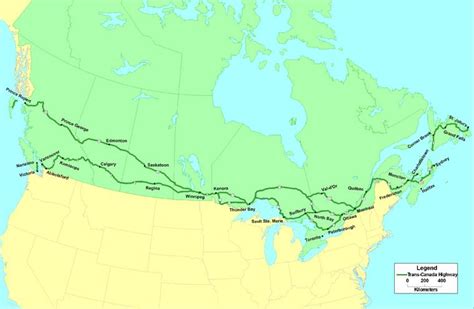 The Trans-Canada Highway - Vivid Maps