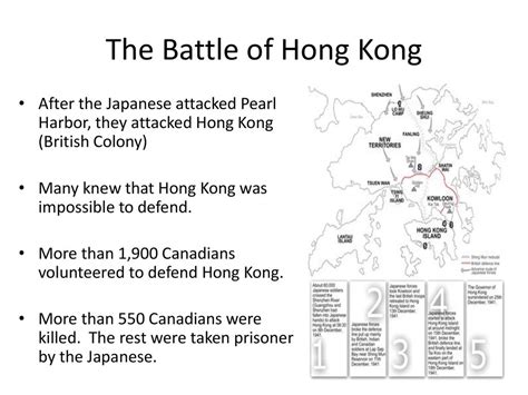 The Battle of Hong Kong After the Japanese attacked Pearl Harbor, they attacked Hong Kong ...