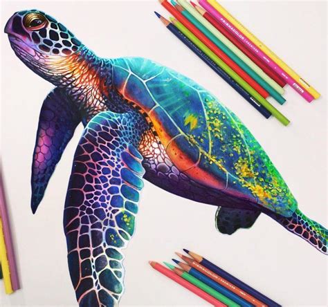 40 Beautiful Colored Pencil Drawings - Colored Pencil Art - HARUNMUDAK