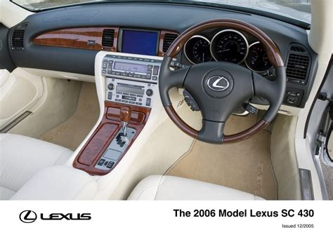 SC 430 Interior (2005 - 2009) - Lexus Media Site