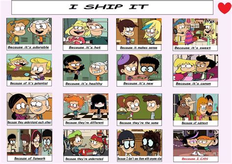 I Ship It Meme: Loud House Edition by Matthiamore on DeviantArt