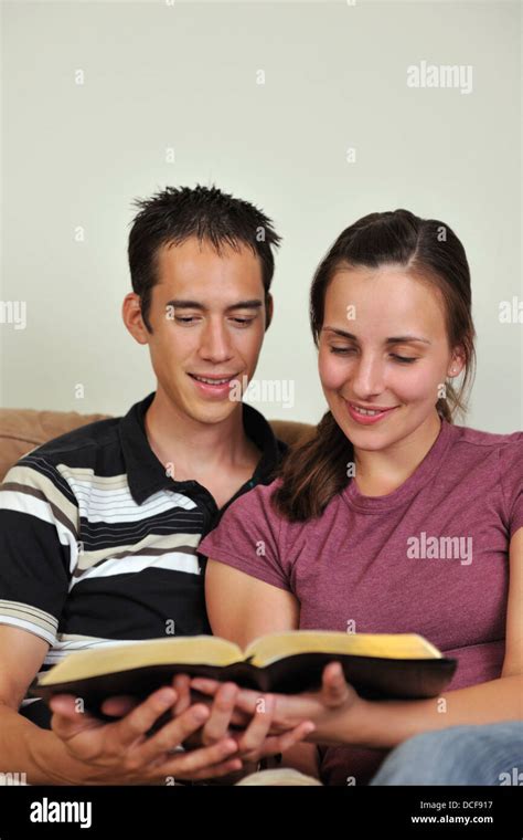 A Christian Couple Praying Together Stock Photo - Alamy