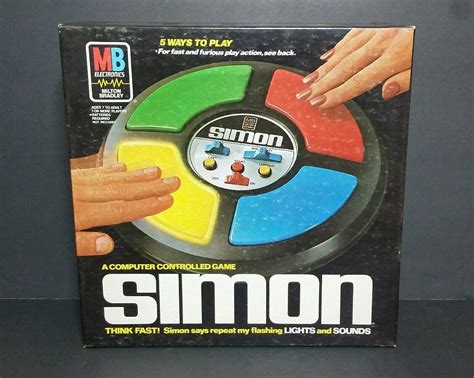 Vintage 1978 Simon Game with Original Box and Instructions | Out of the ...