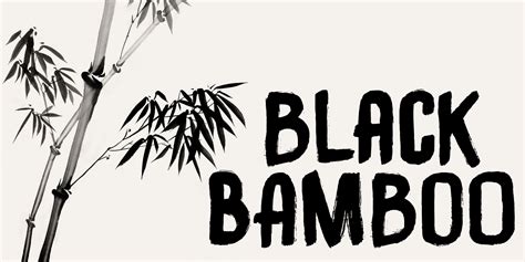 DK Black Bamboo Font - 1001 Free Fonts