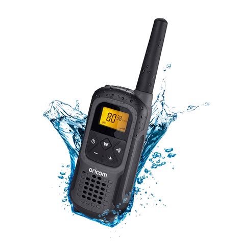 UHF CB Handheld 2-Way Radio - 80Ch. 2W Waterproof IPX7 Portable Single Pack