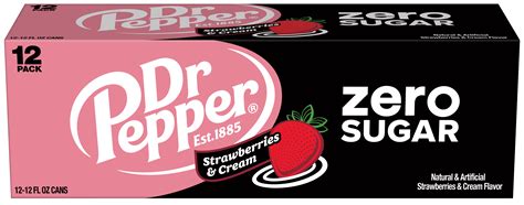 Dr Pepper Strawberries And Cream Zero Sugar - Tim Maridel