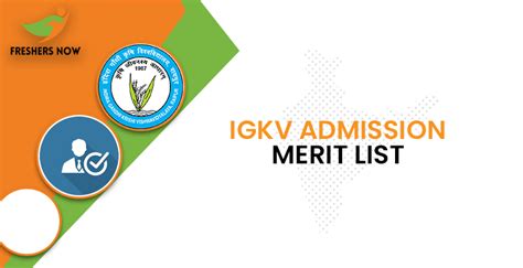 IGKV Admission Merit List 2020 (Released) | IGKV UG Merit List