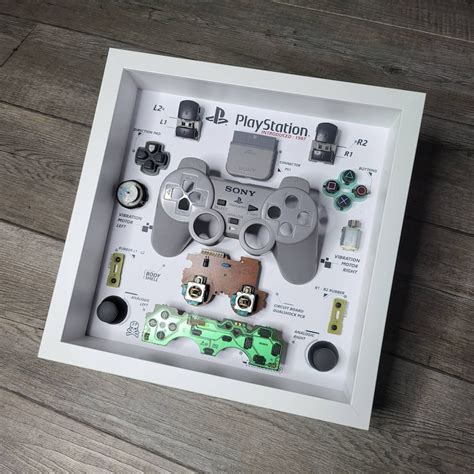 Playstation Ps Psx Shadow Box Diorama Controller Console Di - Etsy