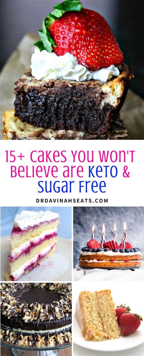 15 Cake Recipes You Won't Believe Are Keto & Sugar Free | Dr. Davinah's ...