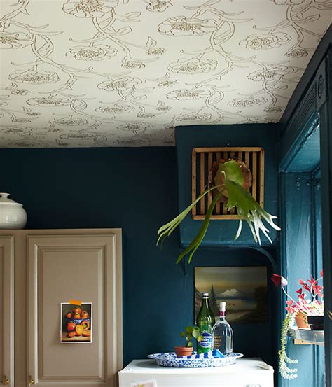 Design Trend: Wallpaper Featured On The Ceiling | Decoist