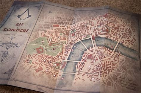 Assassin’s Creed Syndicate The Rooks Edition | Fantasy map, Fantasy city map, Map