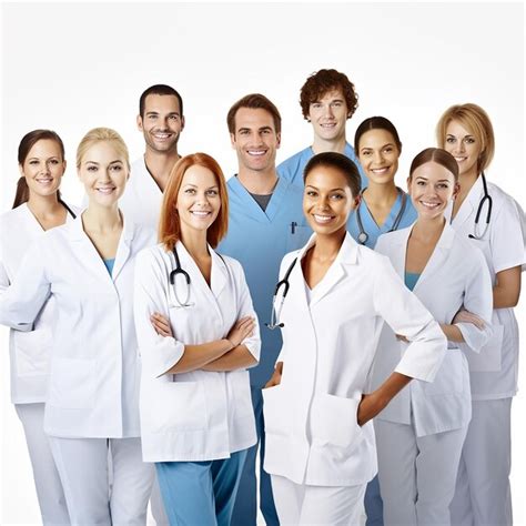 Premium Photo | Photo portrait of successful medical staff doctors and ...