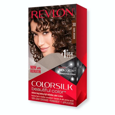 Revlon ColorSilk Hair Color, 30 Dark Brown, 1 Each, Pack of 4 - Walmart.com