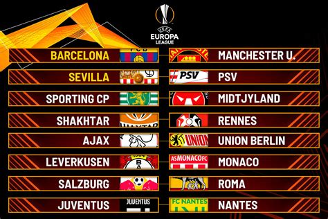 Europa League draw: Barcelona vs Manchester United the standout fixture ...