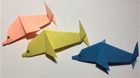 How to make an easy origami dolphin step by step diy beauty of paper ...