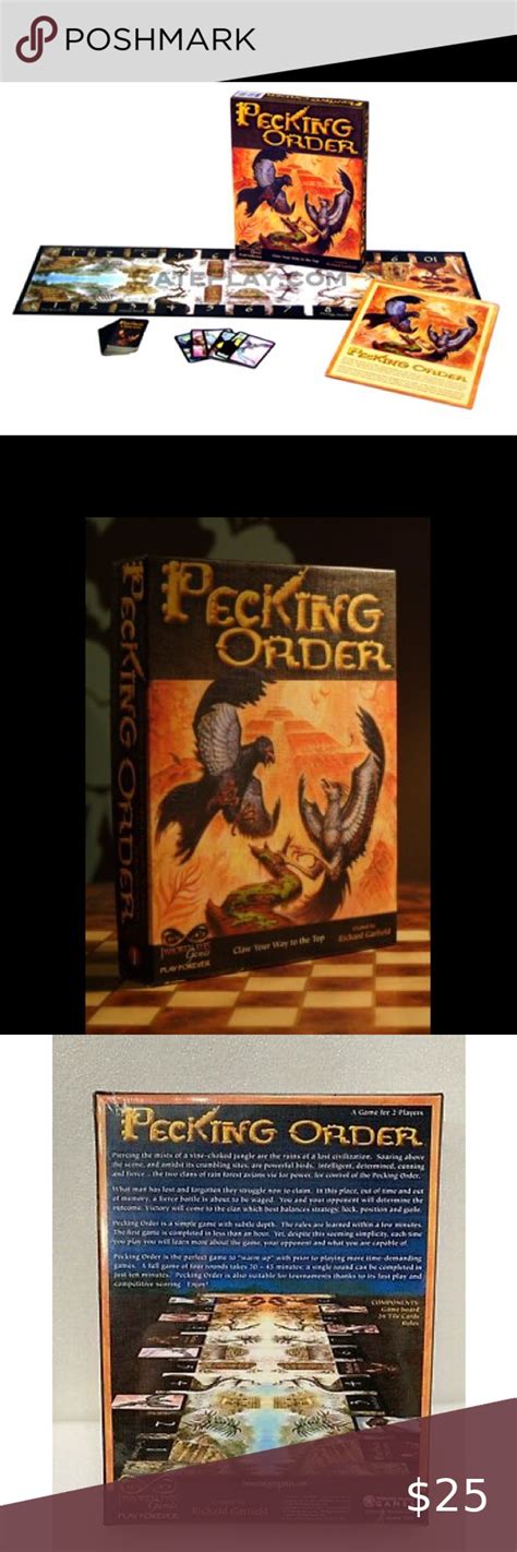 Pecking order board game new and sealed Brand new in box with factory ...