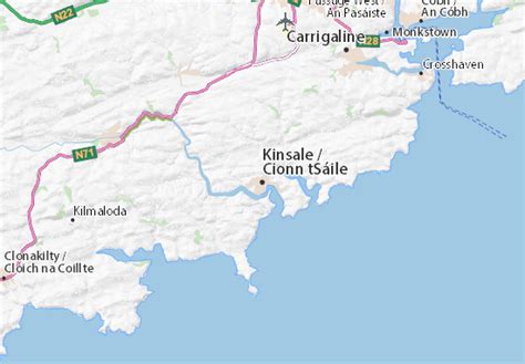 MICHELIN Kinsale map - ViaMichelin