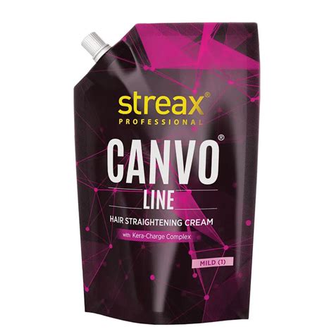 Buy Streax Professional Canvoline Hair Straightening Cream Mild Online