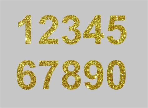 Glitter Iron on Numbers Customized Decal Custom Number Heat - Etsy