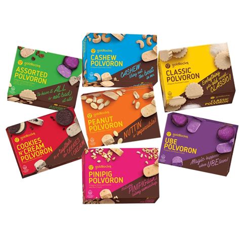 [Halal] Philippine Goldilocks Sweet Delights Polvoron Assorted | Pinipig | Cookes n Cream ...