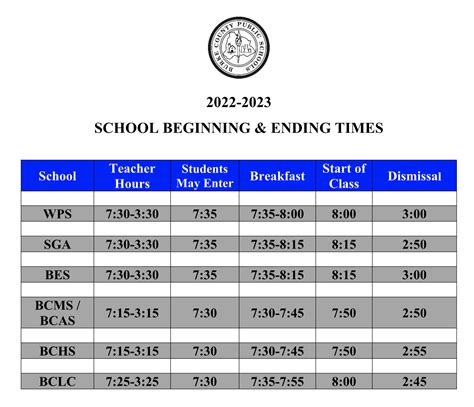 Burke County Schools Calendar - Printable Template Calendar