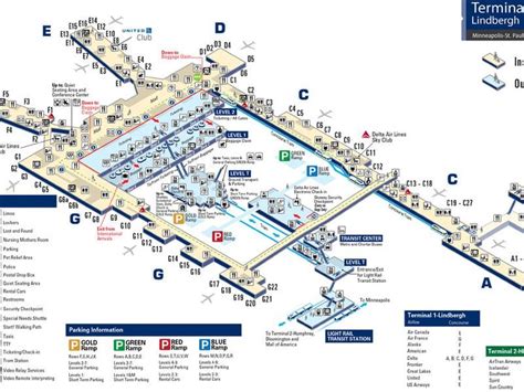 Msp Airport Map Restaurants - Zip Code Map