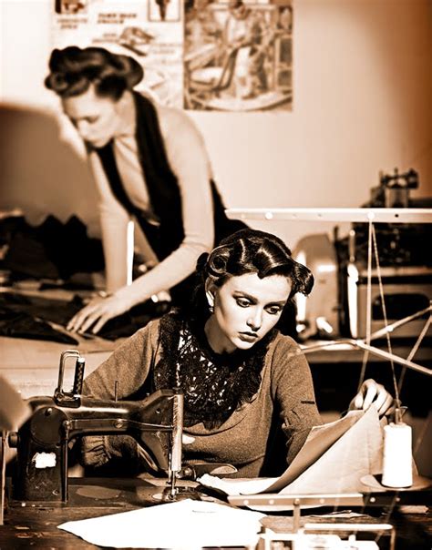 With this string...: The vintage seamstress goes glam.